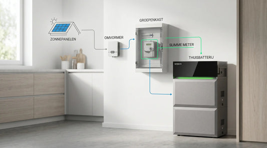 Thuisbatterij aansluiten schema: hoe ziet de aansluiting eruit?