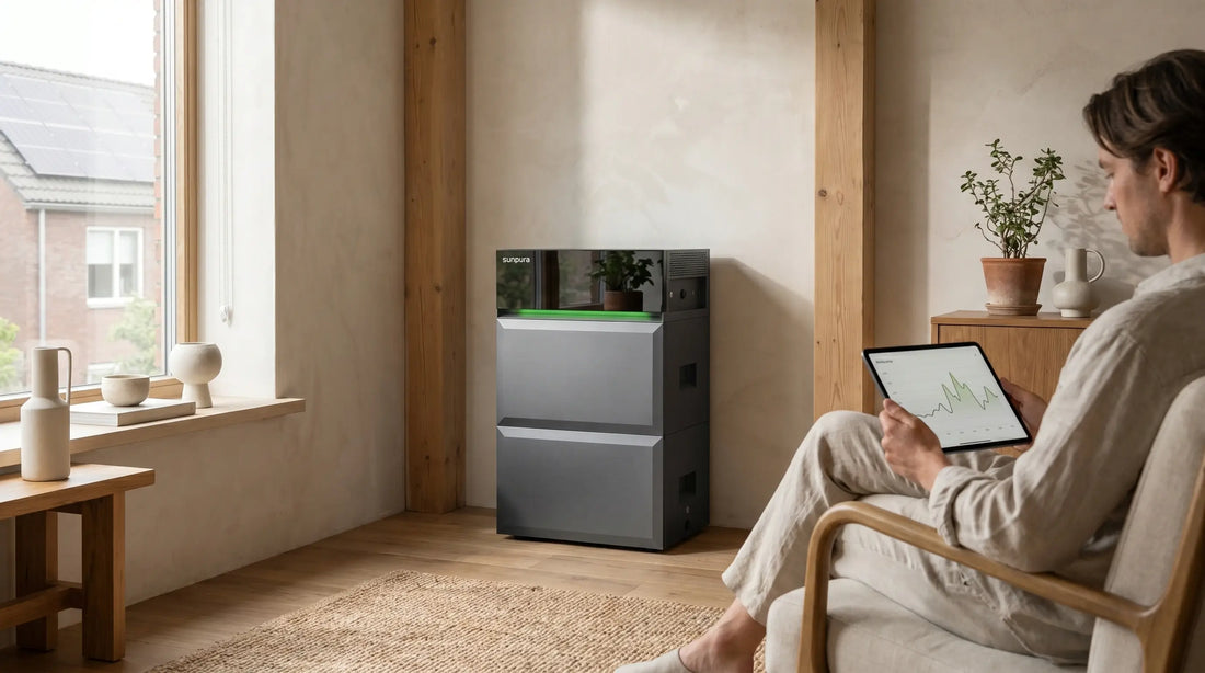 Thuisbatterij met dynamisch contract in een Nederlands huishouden met zonnepanelen