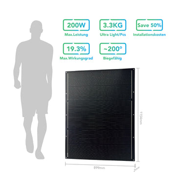 Sunpura Flexibele Zonnepanelenset