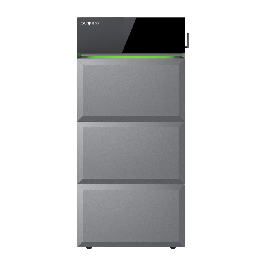 Sunpura S2400 AC 7,2 kWh Heimspeicher – Frontansicht