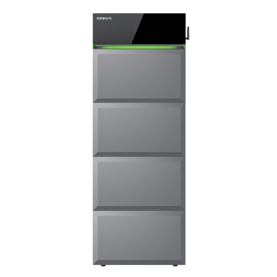 Sunpura S2400 AC 9,6 kWh Heimspeicher – Frontansicht