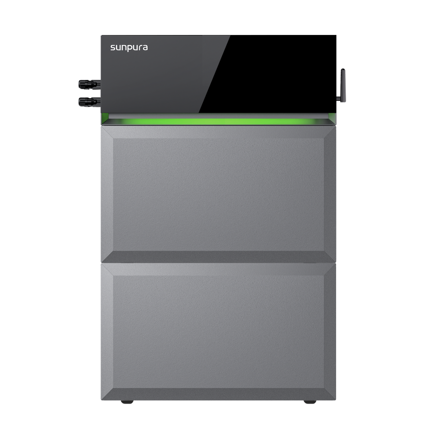 Sunpura S2400 4,8 kWh Heimspeicher – Frontansicht