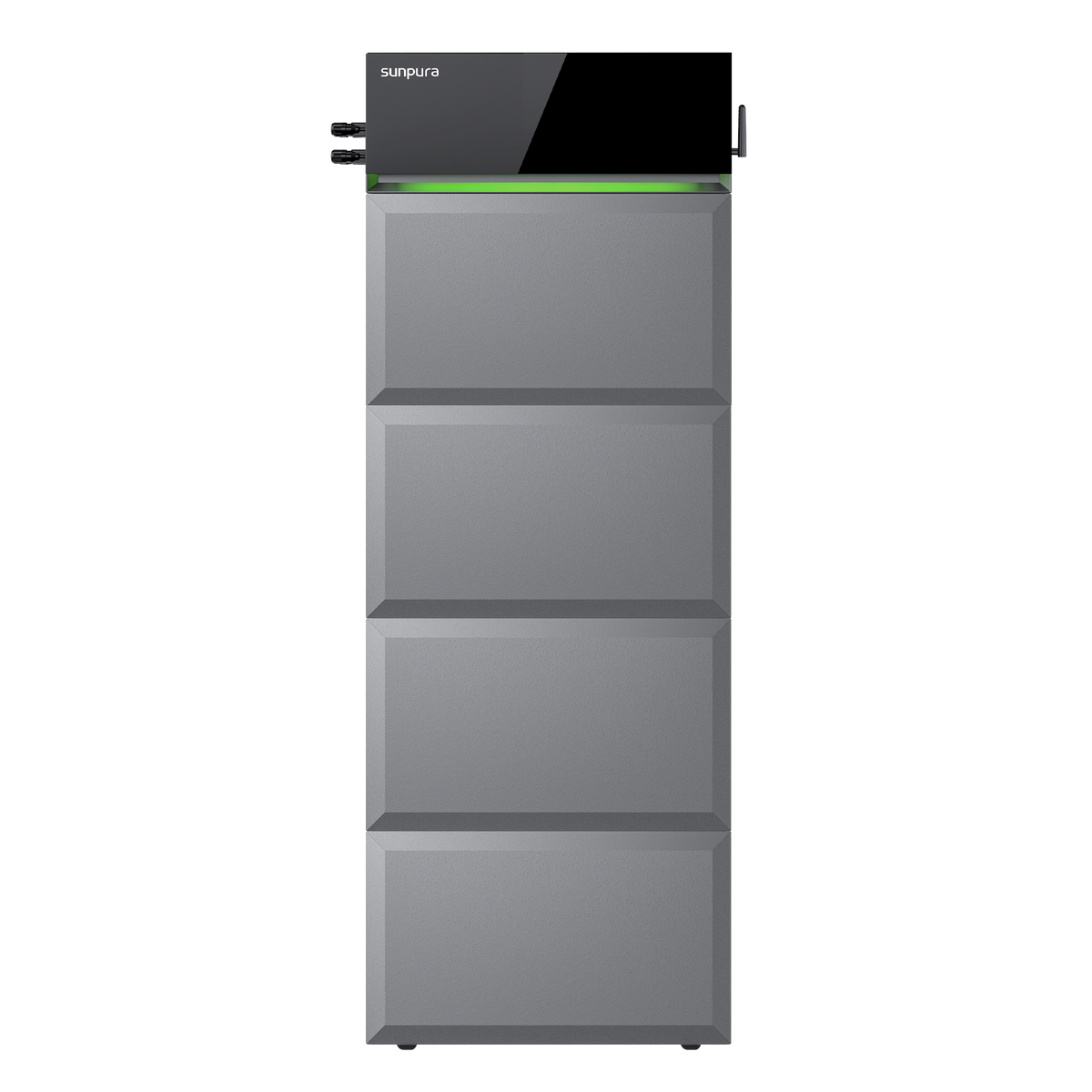 Sunpura S2400 met modulaire B2400-batterijopslag